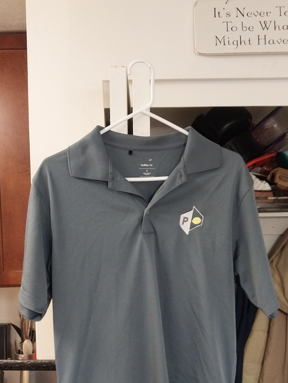 Adidas Men's Gray Polo with Small Logo